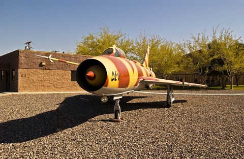 Framed Sukhoi Su-7 Fighter Plane Print