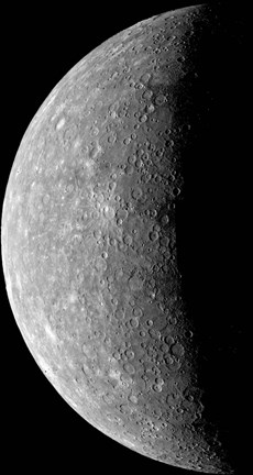 Framed Planet Mercury Print