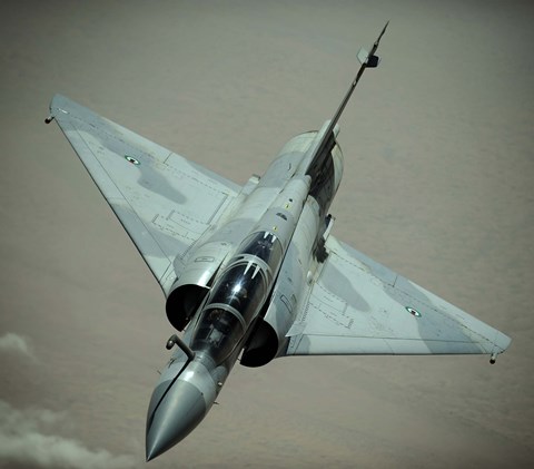 Framed Emirati Mirage 2000 Print