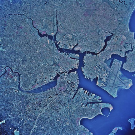 Framed Boston, Massachusetts Print