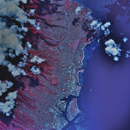 Framed Honolulu, Hawaii Print