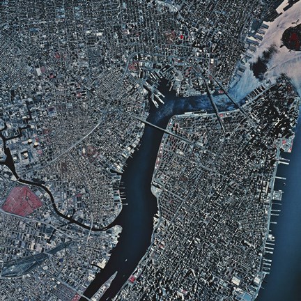 Framed New York, New York Print