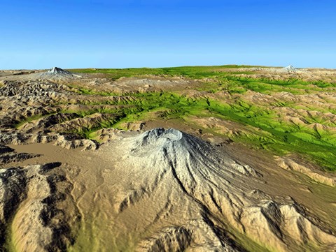 Framed Mount Saint Helens Print