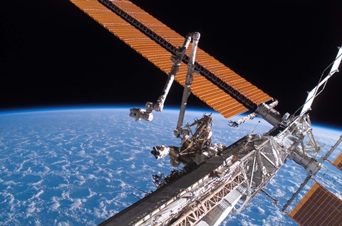 Framed Canadarm 2 Print