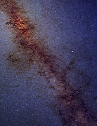 Framed Center of Milky Way Galaxy Print