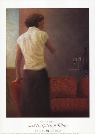 Framed Anticipation One Print