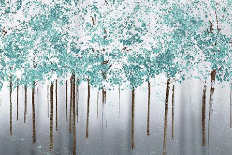 Framed Into the Woods Print