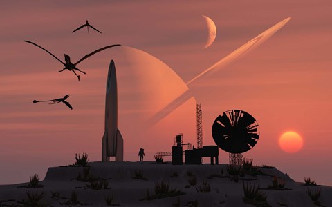 Framed Abandoned Colony Print