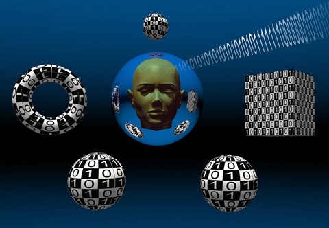 Framed Binary Language Print