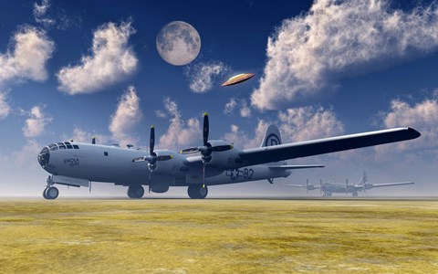 Framed Enola Gay B-29 Superfortress Print