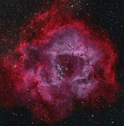Framed Rosette Nebula Print