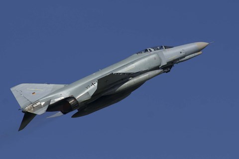 Framed German F-4F Phantom Print