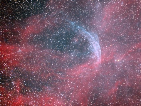 Framed WR 134, a Wolf-Rayet Star Print