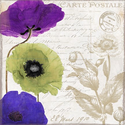 Framed Love Notes II Print