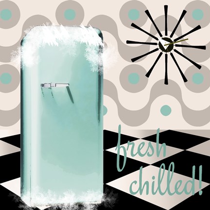 Framed Fifties Kitchen II Print