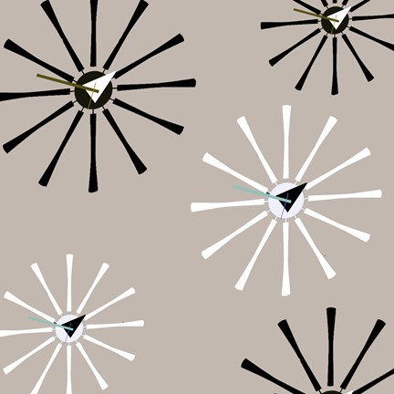 Framed Fifties Patterns IV Print