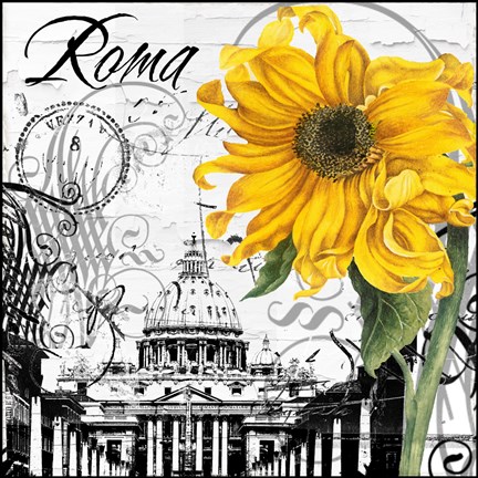 Framed Italia II Print