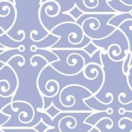 Framed Kasbah Blue I Print