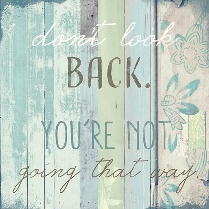 Framed Present Tense Print