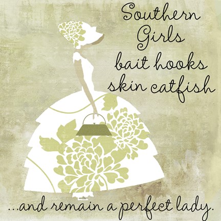 Framed Southern Belles Two Print