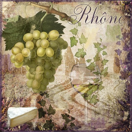 Framed Wine Country VI Print