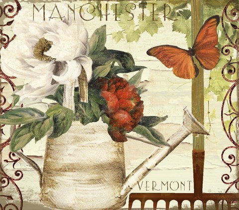 Framed Vermont Summer III Print