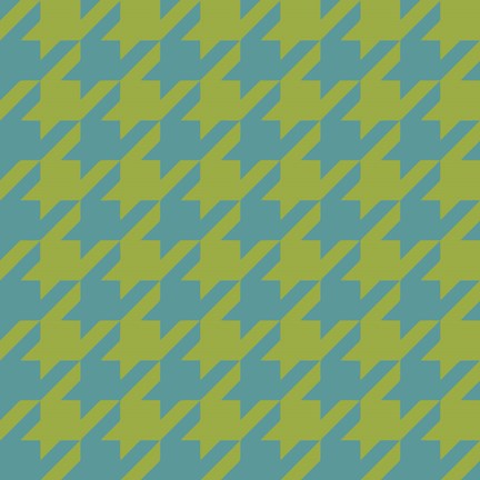 Framed Houndstooth I Print