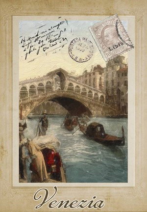 Framed European Vacation I Print