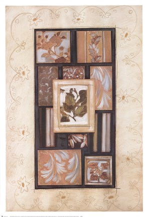 Framed Nature's Montage IV Print