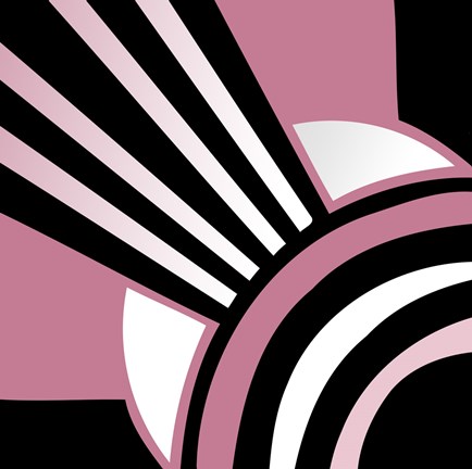 Framed Daring Deco I Print