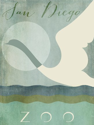 Framed San Diego Zoo Print