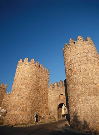 Framed Avila City Wall, Spain Print