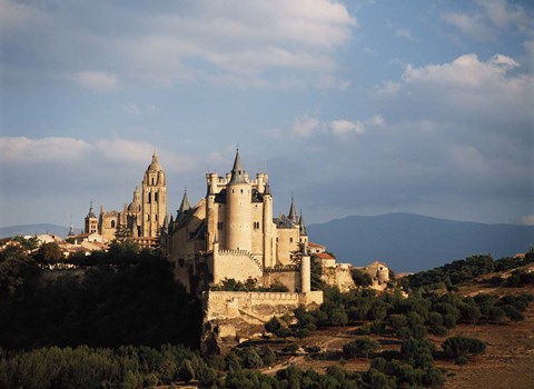 Framed Spain, Sagovia Alcazar Castle Print