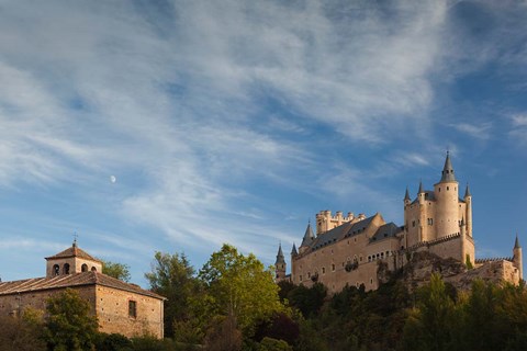 Framed Alcazar, Segovia, Spain Print