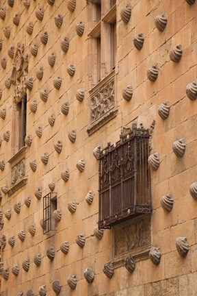 Framed Casa de las Conchas, Salamanca, Spain Print