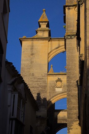 Framed Archway in Arcos De la Frontera, Arcos De la Fontera, Andalusia, Spain Print
