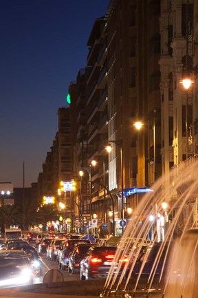Framed Plaza Alferez Provisional, Logrono, Spain Print