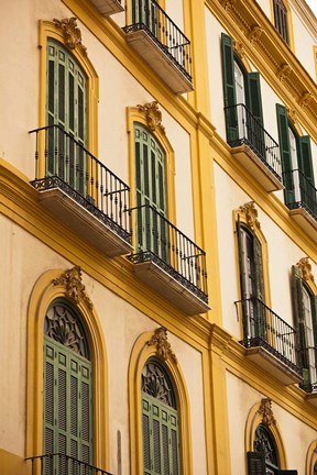 Framed Birth Place of Pablo Picasso, Malaga, Spain Print