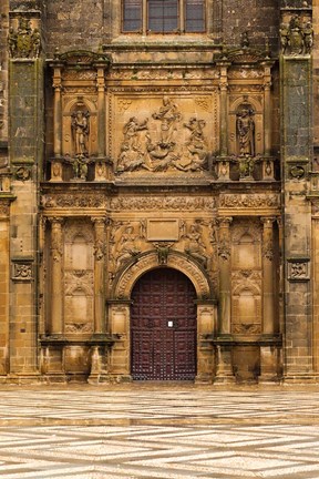 Framed Capilla de El Salvador Chapel, Ubeda, Spain Print