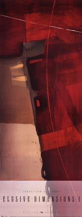 Framed Elusive Dimensions I Print