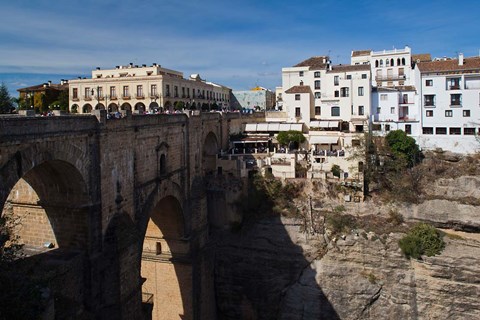Framed Puente Nuevo Bridge, Ronda, Spain Print