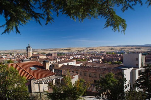 Framed Spain, Castilla y Leon, Avila, Parque del Rastro Print