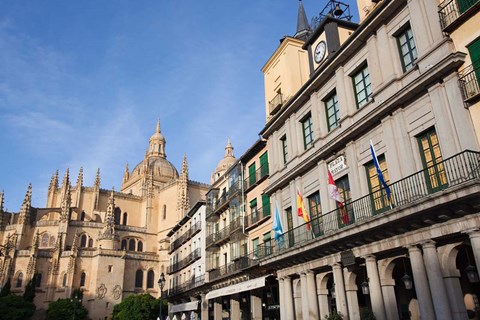 Framed Spain, Castilla y Leon, Segovia Cathedral Print