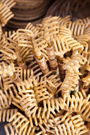 Framed Spain, Castilla y Leon, Segovia, Back-scratchers Print