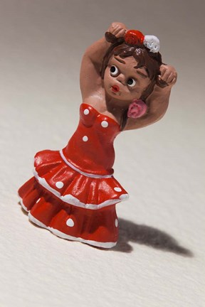 Framed Spain, Madrid, Souvenir of Spanish Dancers Print