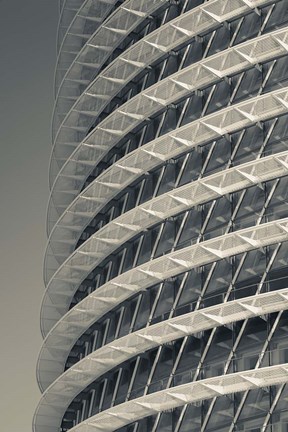 Framed Torre del Agua, Zaragoza, Spain Print