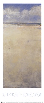 Framed Gulf Shore Two Print