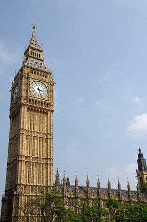 Framed England, London, Big Ben Clock Tower Print