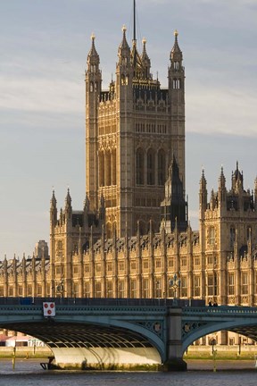 Framed Houses of Parliament, London, England Print