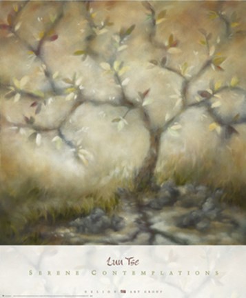 Framed Lun Tse - Serene Contemplation Print